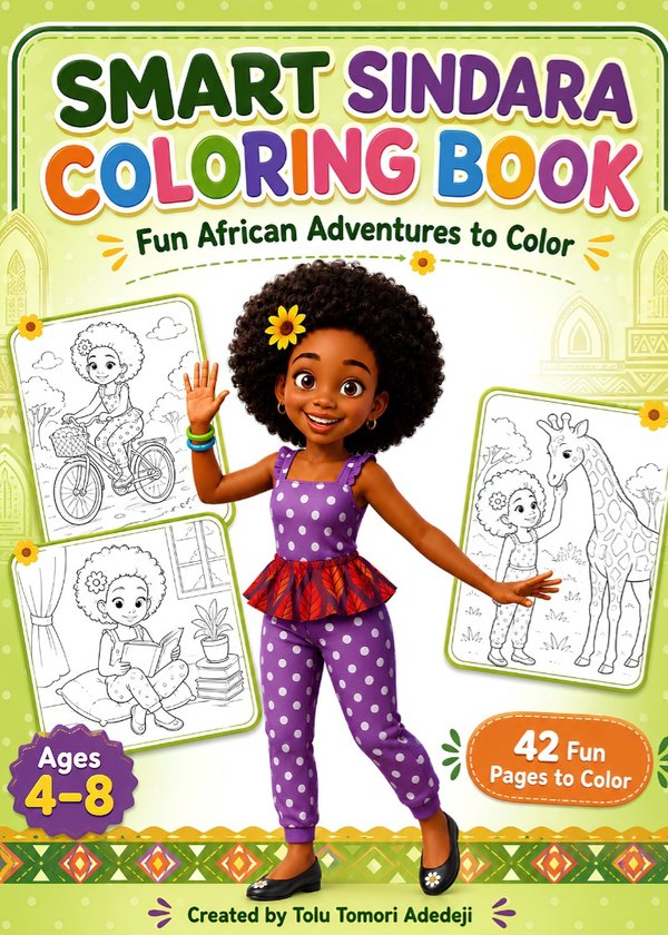 Smart Sindara Coloring Book — book cover